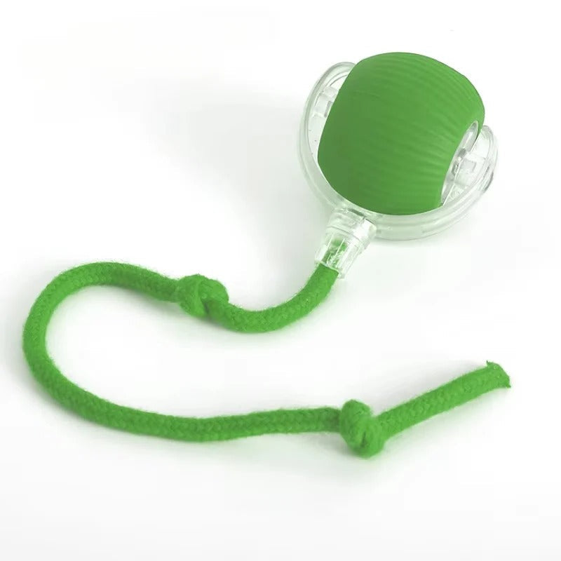 Cat Toy with Motorized Movement and Fiber Tail