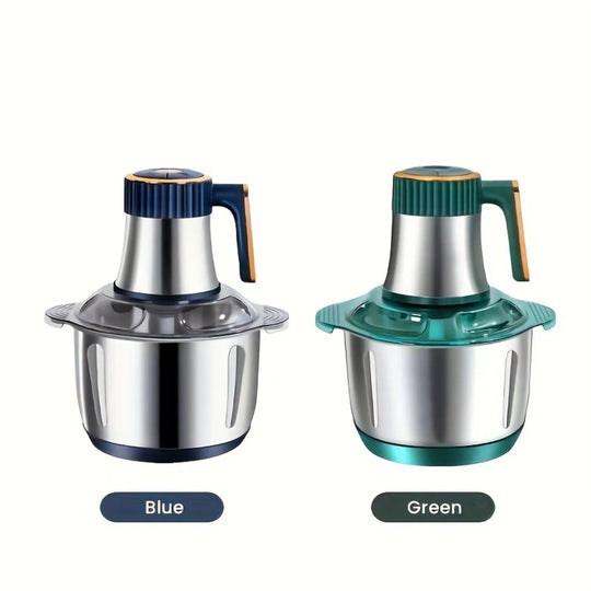 Food Chopper with Electric Operation and Stainless Steel Blades