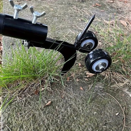 Weed Removal Tool with Roller Design and Crack Filler