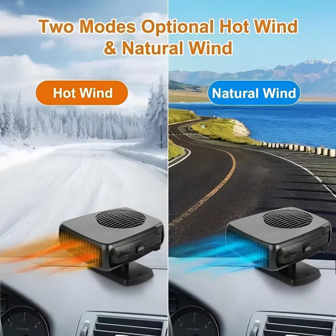 Car Heater with Portable Heating and Cooling Fan