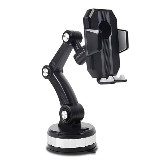 Car Phone Mount with Adjustable Dashboard and Windshield Design