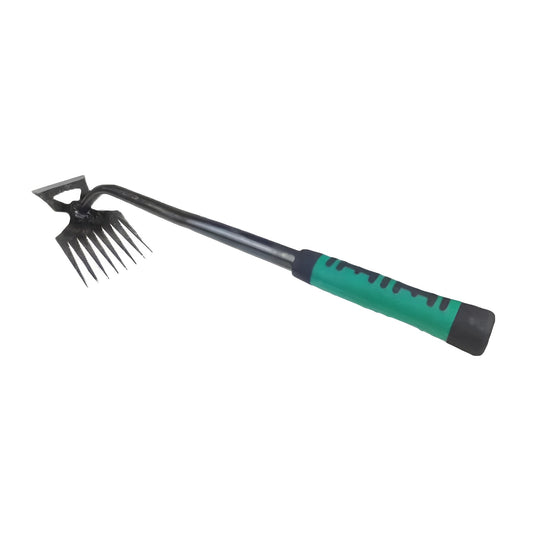 Garden Hoe with 8 Teeth and Durable Handle