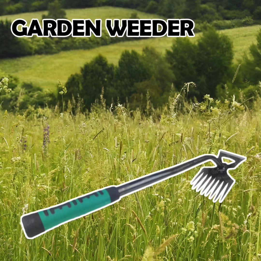 Garden Hoe with 8 Teeth and Durable Handle