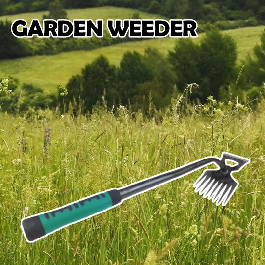 Garden Hoe with 8 Teeth and Durable Handle