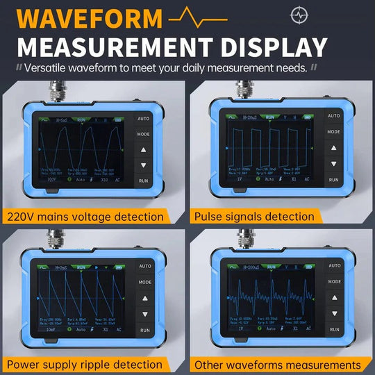 Digital Oscilloscope with Portable Design and Signal Analysis