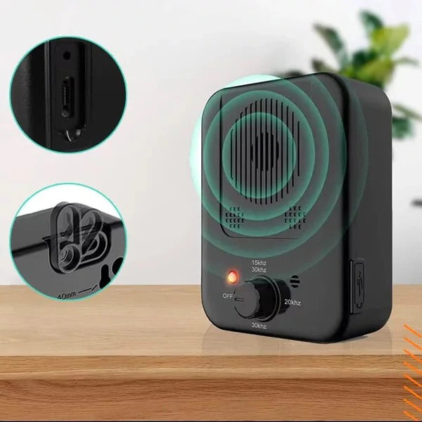 Dog Bark Control Device with Adjustable Frequency and Ultrasonic Sound