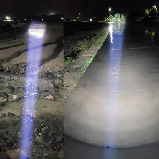 Flashlight with Adjustable Beam and USB Rechargeable