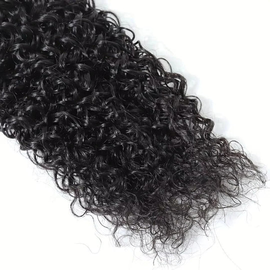 Curly Hair Extensions with Brazilian Curls and Kinky Texture