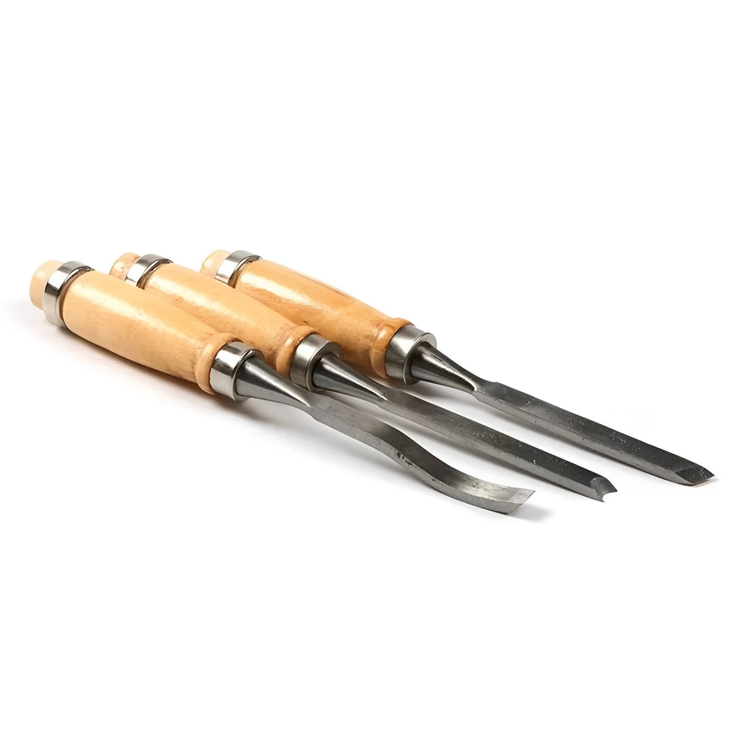 Carving Tools Set with 12 Knives and Chisels