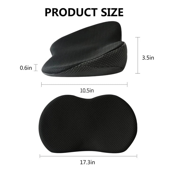 Car Seat Cushion with Memory Foam and Height Boost