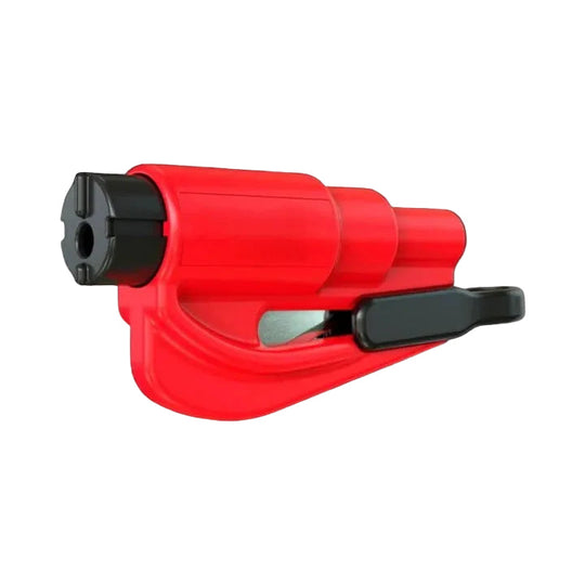 Car Safety Tool with Window Breaker and Seatbelt Cutter