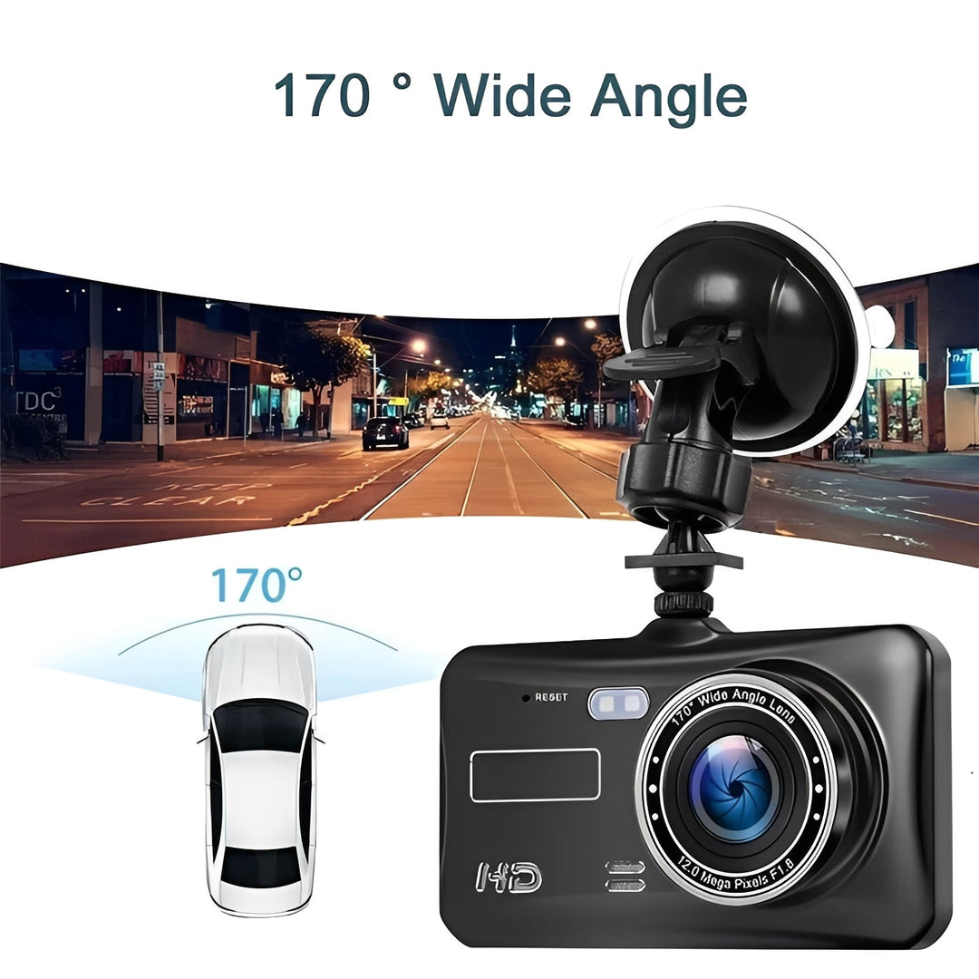 Dash Camera with 1080P Recording and Dual Lens
