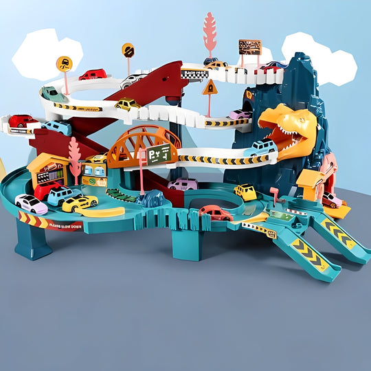 Dinosaur Race Track with Flexible Path Design and Adventure Circuit