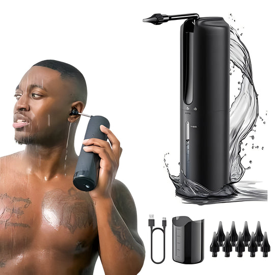 Ear Cleaning Device with Water-Based Rinsing and USB Rechargeable Battery