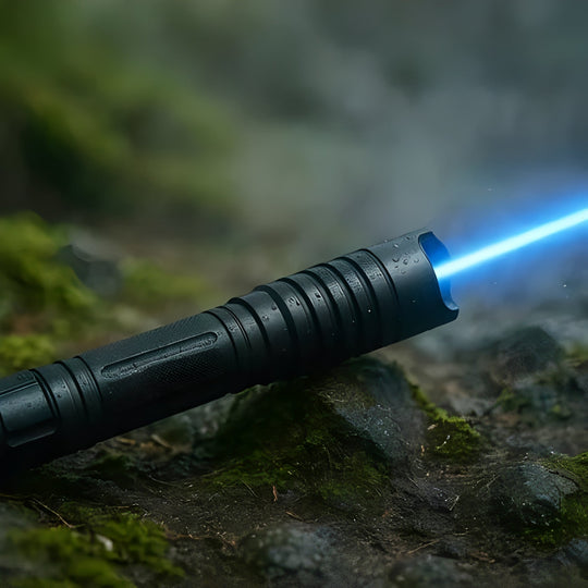 Flashlight with Adjustable Focus and Rechargeable Battery