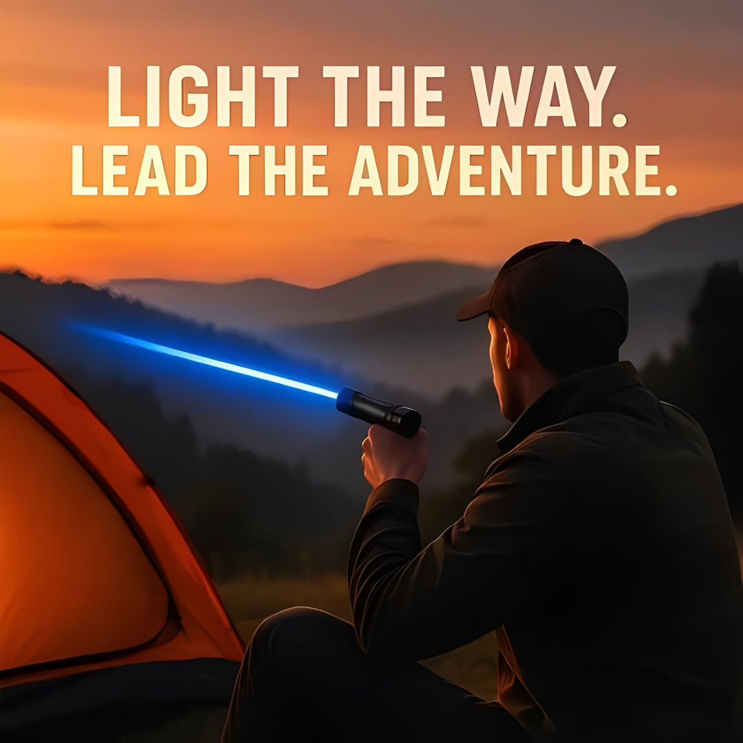 Flashlight with Adjustable Focus and Rechargeable Battery