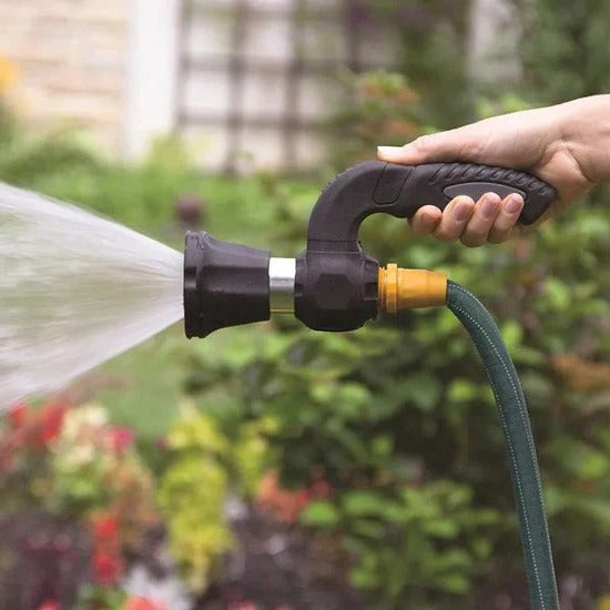 Garden Hose Sprayer with Adjustable Nozzle and Ergonomic Grip
