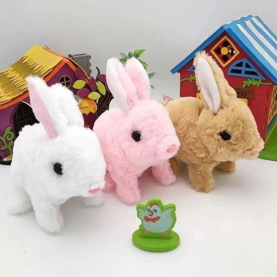 Bunny Plush Toy with Sound and Motion Effects