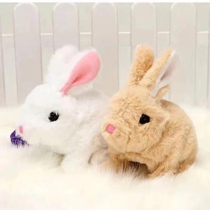 Bunny Plush Toy with Sound and Motion Effects