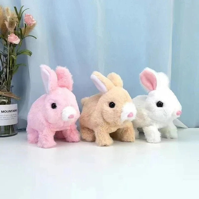 Bunny Plush Toy with Sound and Motion Effects