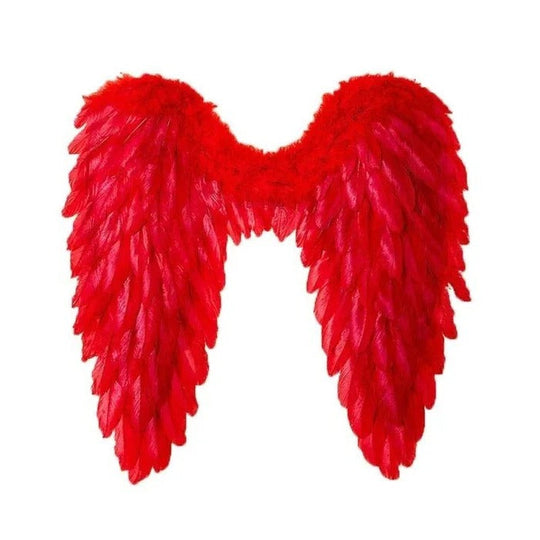 Costume Wings with Foldable Design and Feather Detail