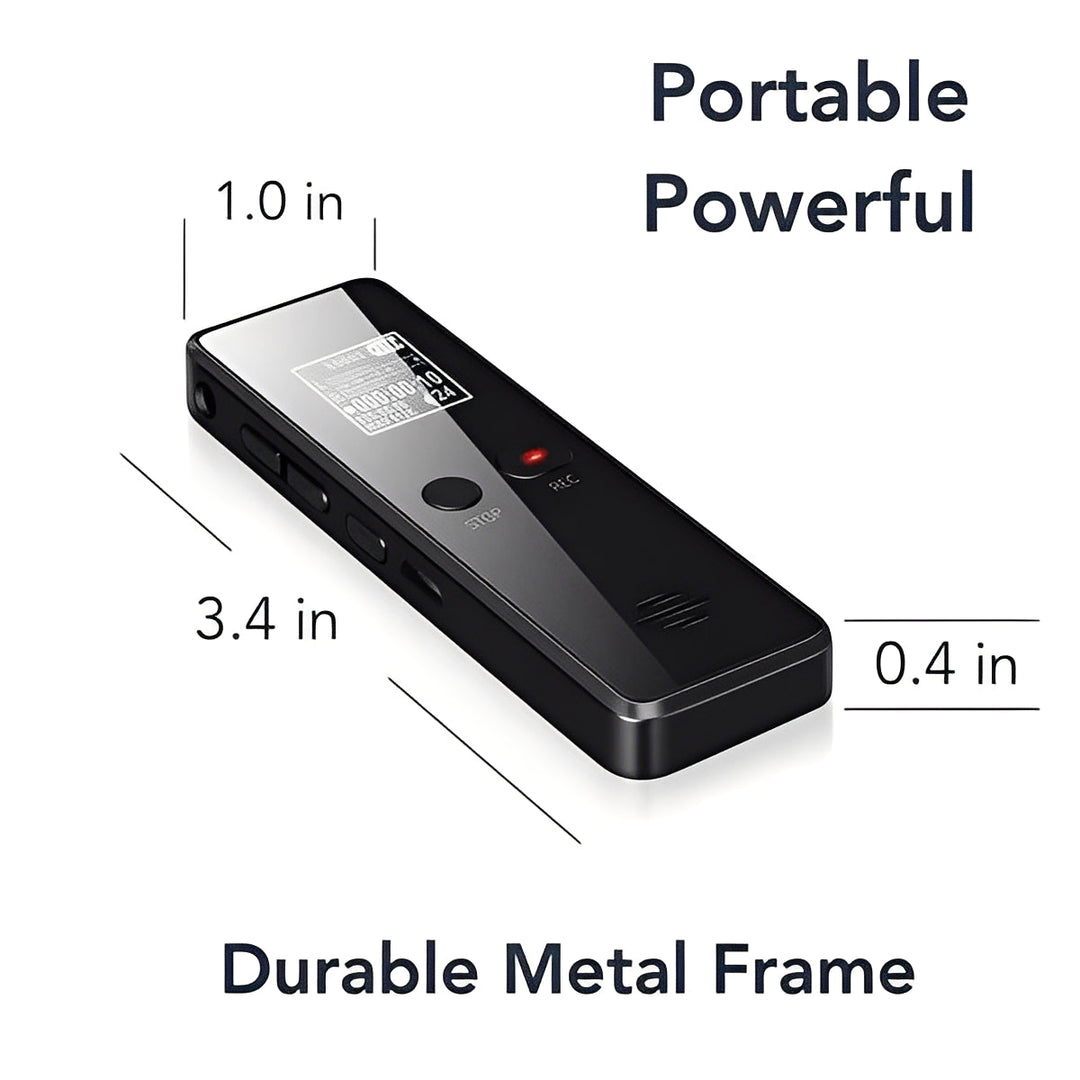 Voice Recorder with Built-In Speaker and USB Connectivity