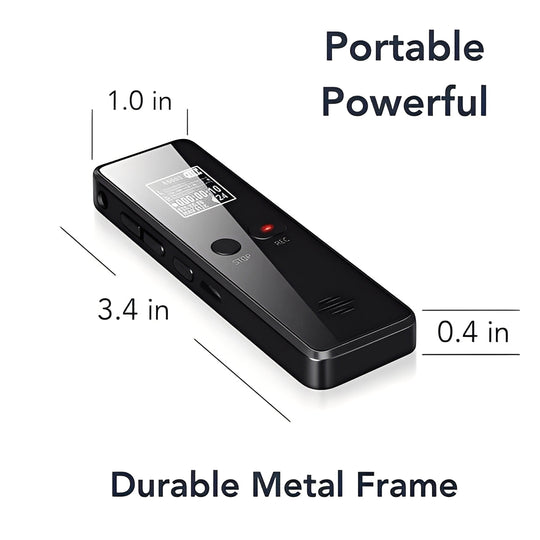 Voice Recorder with Built-In Speaker and USB Connectivity