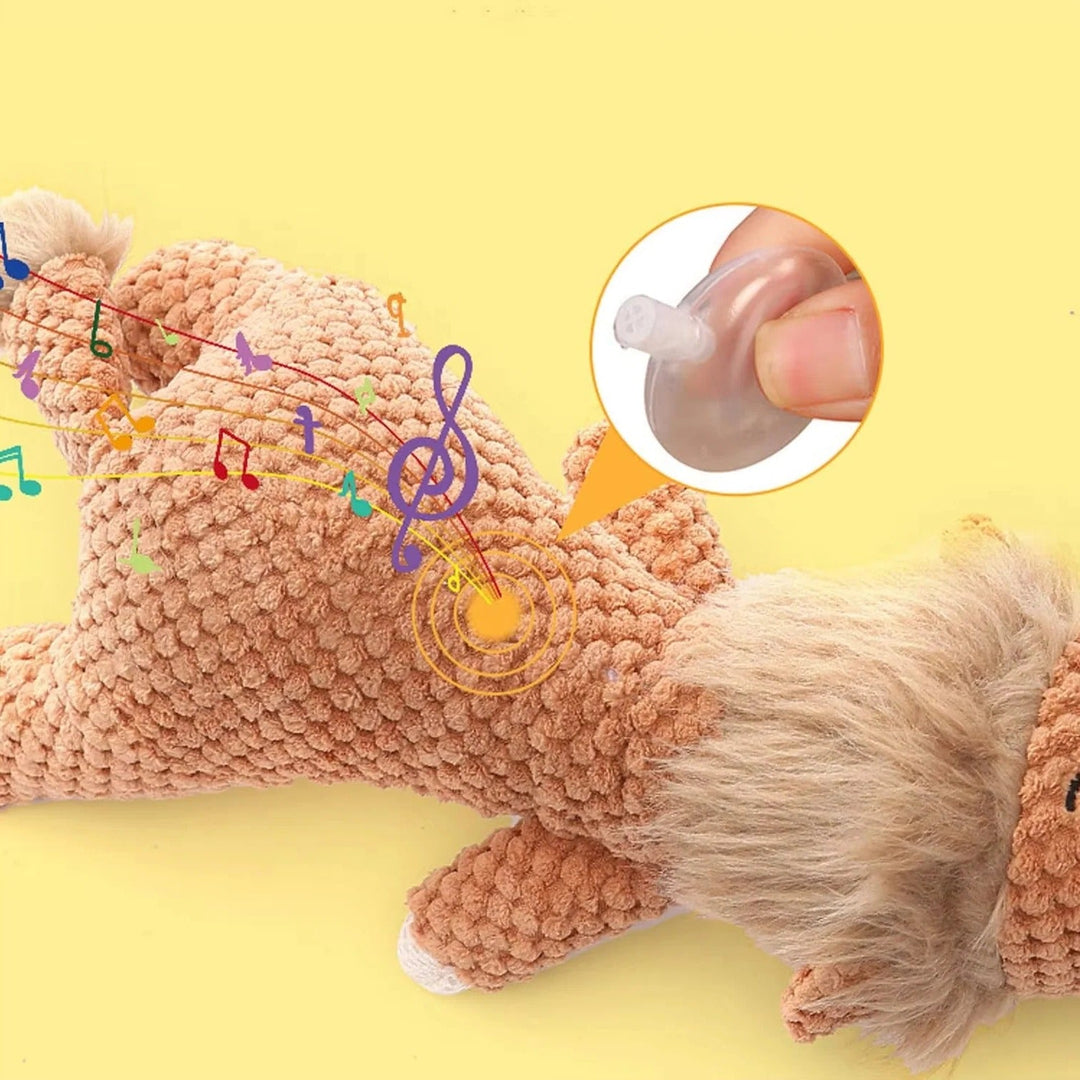 Dog Toy with Squeaker and Soft Plush Material