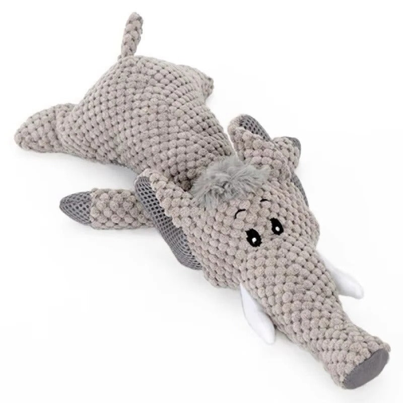 Dog Toy with Squeaker and Soft Plush Material