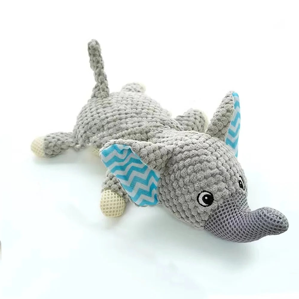 Dog Toy with Squeaker and Soft Plush Material