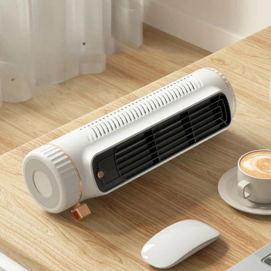 Tower Fan with Bladeless Design and Portable Convenience