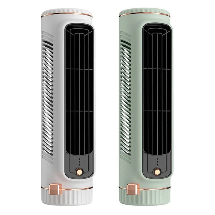 Tower Fan with Bladeless Design and Portable Convenience