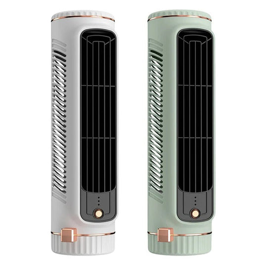 Tower Fan with Bladeless Design and Portable Convenience