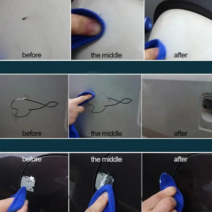 Car Scratch Repair with Non-Abrasive Formula and Easy Application