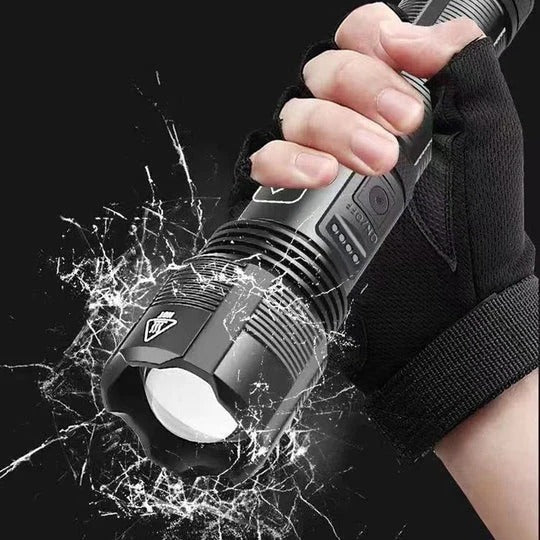 LED Flashlight with Water Resistance and Bright Light