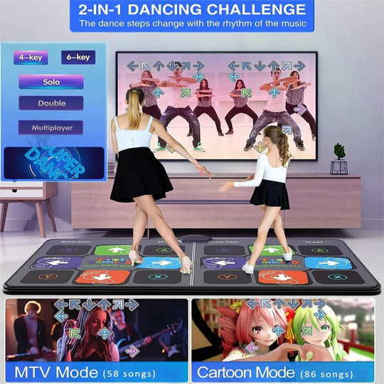 Dance Mat with Interactive Lights and Sound