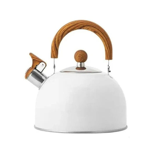 Kettle with Whistling Design and Insulated Handle
