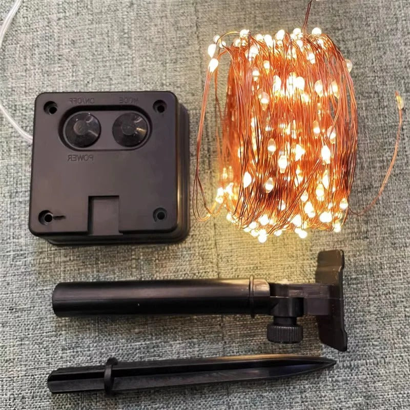 Garden Lights with Solar Power and LED Bulbs