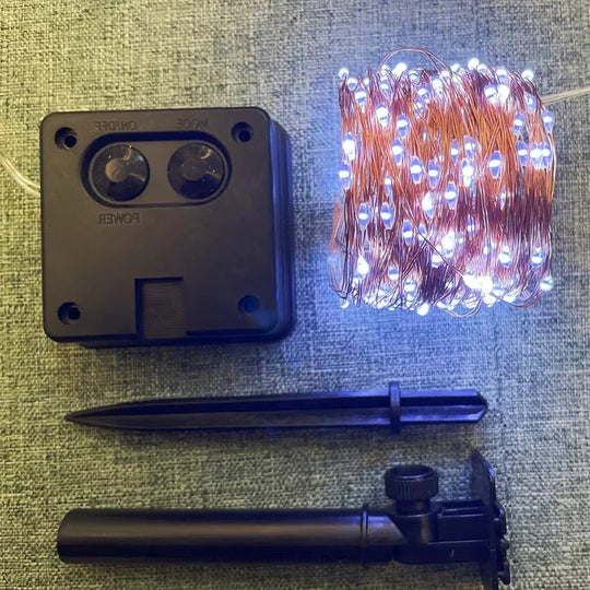 Garden Lights with Solar Power and LED Bulbs