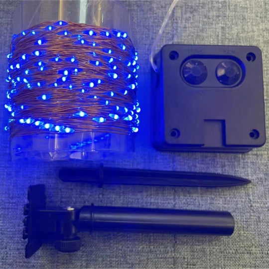 Garden Lights with Solar Power and LED Bulbs