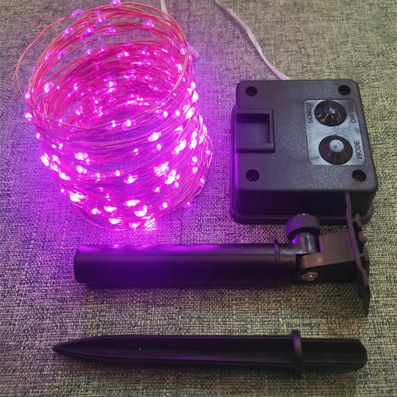 Garden Lights with Solar Power and LED Bulbs