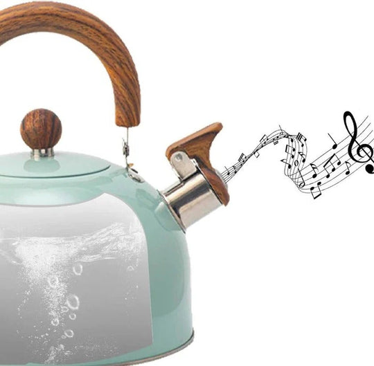 Kettle with Whistling Design and Insulated Handle