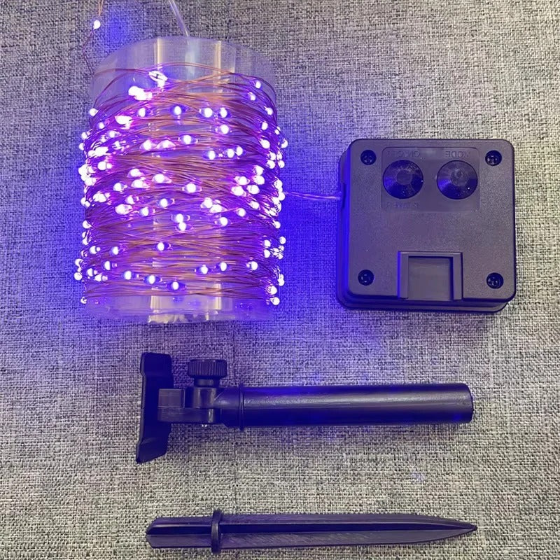 Garden Lights with Solar Power and LED Bulbs