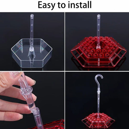 Hummingbird Feeder with Ant-Proof Moat and Hanging Design