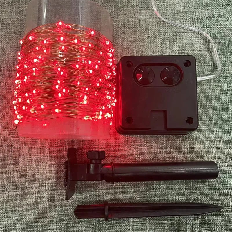 Garden Lights with Solar Power and LED Bulbs