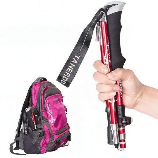 Hiking Poles with Foldable Design and Adjustable Height