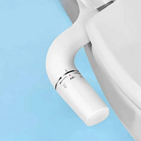 Toilet Bidet Attachment with Dual Nozzles and Adjustable Wash