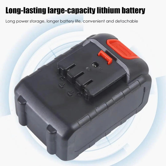 Cordless Grass Trimmer with Adjustable Length and Dual Batteries