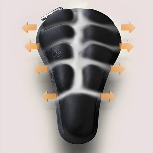 Bike Seat Cushion with Inflatable Comfort and Air-Padded Support