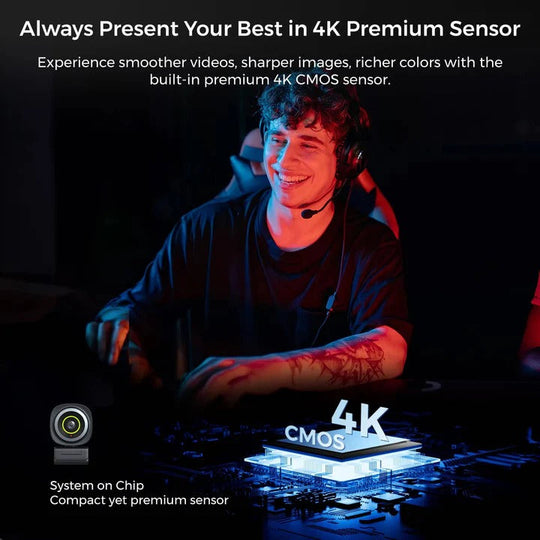 Webcam with Adjustable Video Quality and USB Connectivity